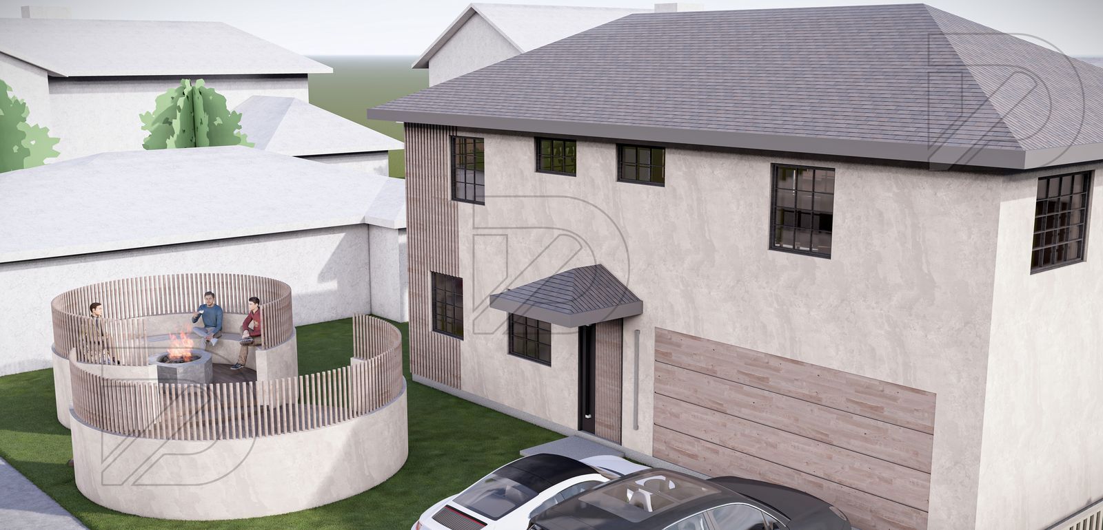 Two-Story ADU with Communal Patio, image 1
