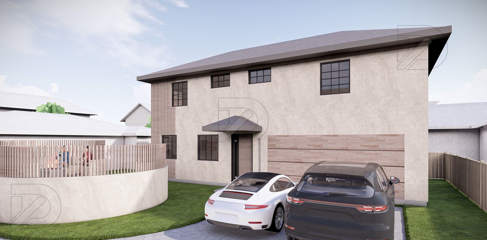 Two-Story ADU with Communal Patio, image 2