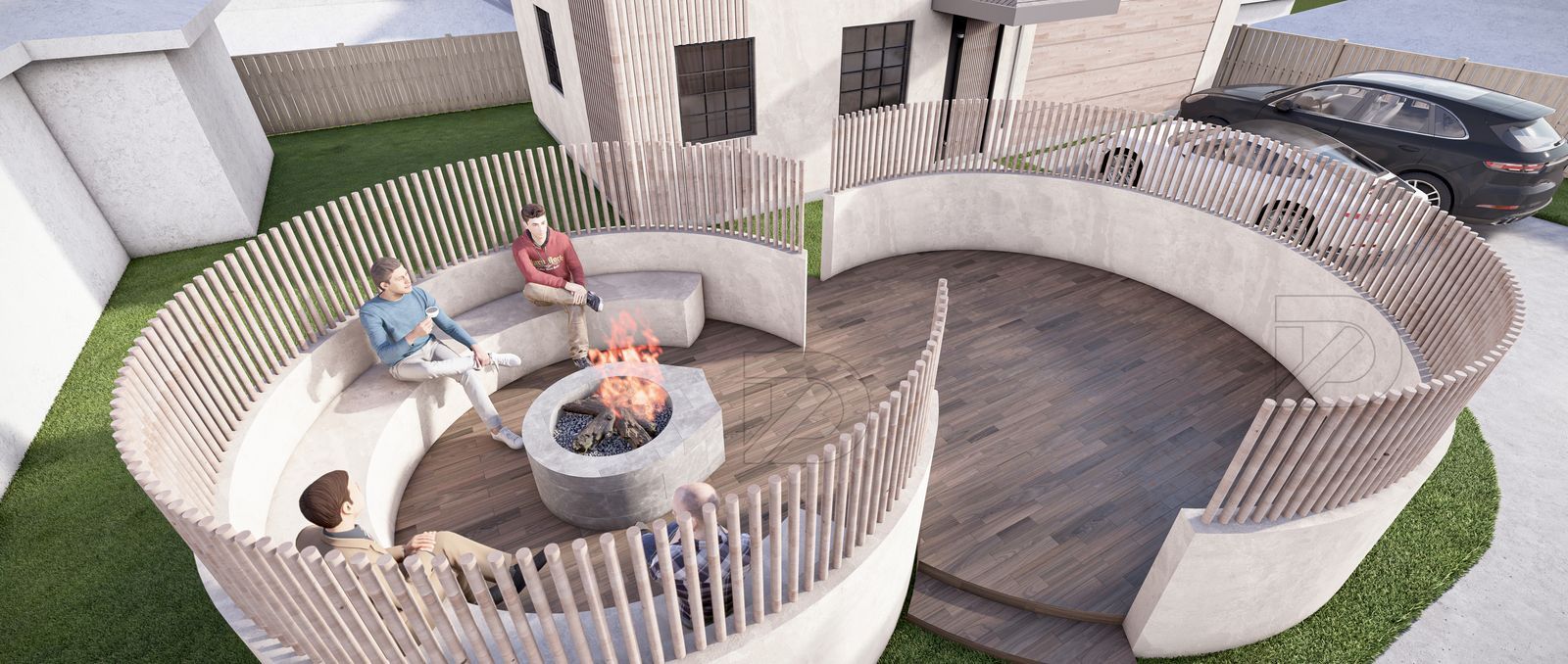 Two-Story ADU with Communal Patio, image 3